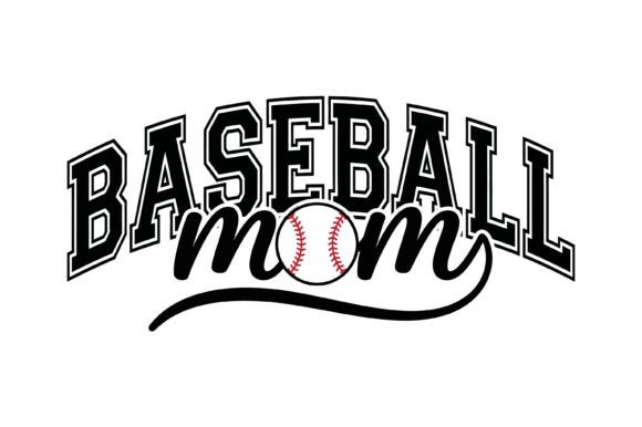 Baseball Mom Graphics for T-Shirt Designs
