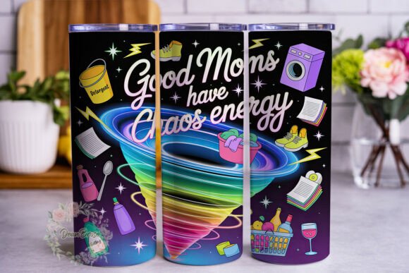 Chaos Energy Mom 20oz Tumbler Wrap Review