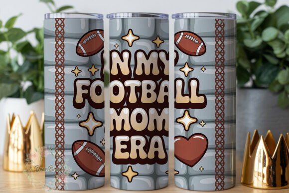 Football Mom Era: Tumbler Wraps & Graphics