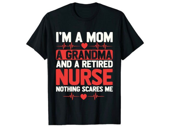 Grandma Nurse T-Shirt Graphics for Modern Designs