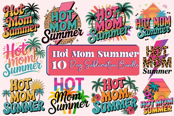 Hot Mom Summer PNG: Graphics & Illustrations Review