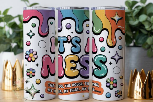 It's a MESS Fun Mom 20oz Tumbler Wrap Review