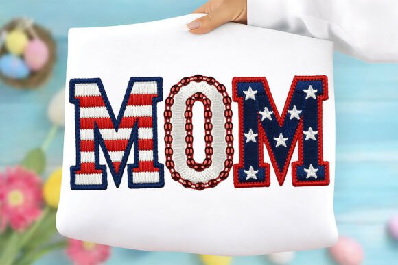 Mom 4th of July PNG: Graphics for T-Shirt Designs
