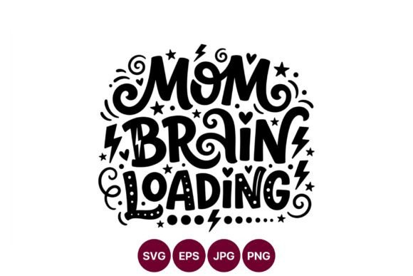 Mom Brain Loading: Playful Graphics & Illustrations