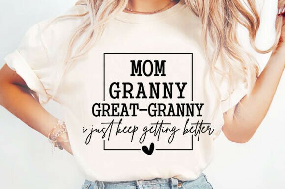 Mom Granny Great Granny PNG: A Designer's Review
