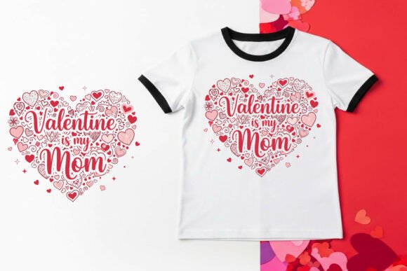 Mom Valentine Graphics for T-Shirt Designs