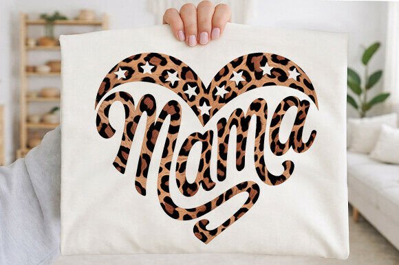 Mothers Day Heart Mama Mom Graphics for T-Shirt Designs