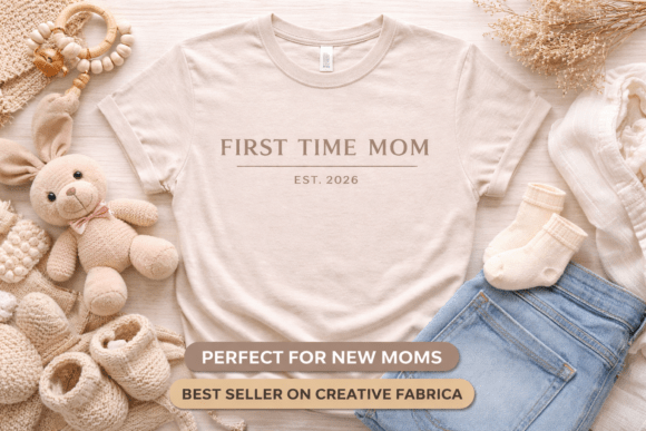 Review: First Time Mom Est. 2026 Embroidery Design